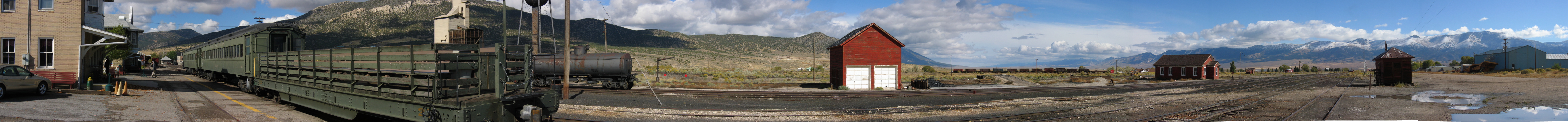 East Ely (NV) Nevada Northern Railroad Depot.