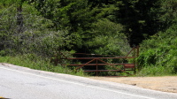 Gate at Eagle Rock Rd. and Empire Grade (2230ft)