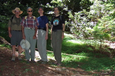 Ron, David, Steve, and Bill at the Lost Camp