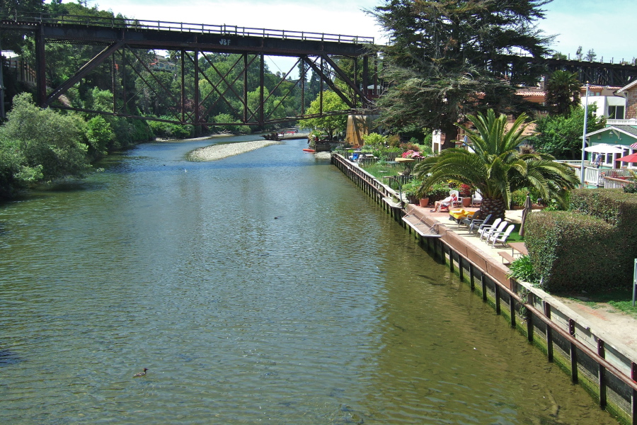 Railroad bridge over Soquel Creek