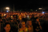 The crowd at the amphitheater.