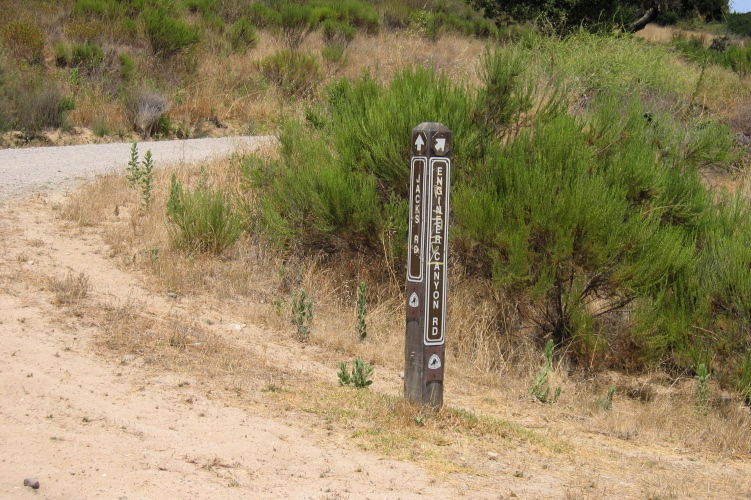 Junction of Jacks Rd. and Engineer Canyon Rd.