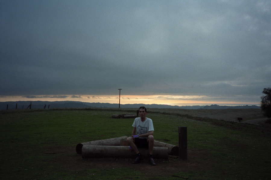 Bill at the Black Mountain backpacker's camp (1).