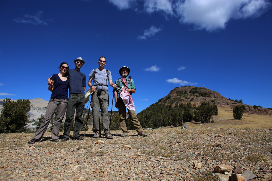 Group photo at the pass