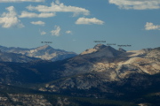 Mount Florence (12561ft) (l) and Fletcher Peak (11400+)
