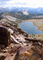 Middle Gaylor Lake (10334ft) from Gaylor Peak (11004ft)