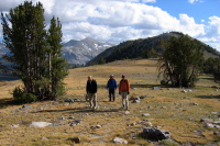 David, Ron, and Zach on Gaylor Saddle (10560ft)