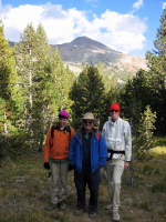 Zach, Ron, and Bill near the end of the hike. (10150ft)