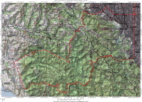 Gazos Creek and Old Haul Roads Complete Map