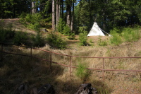 A teepee for the indians at Sandy Point (1360ft)