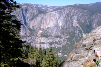 Yosemite Falls from high on the Four-Mile Trail.