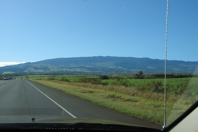 Haleakala from Kahului, Maui.