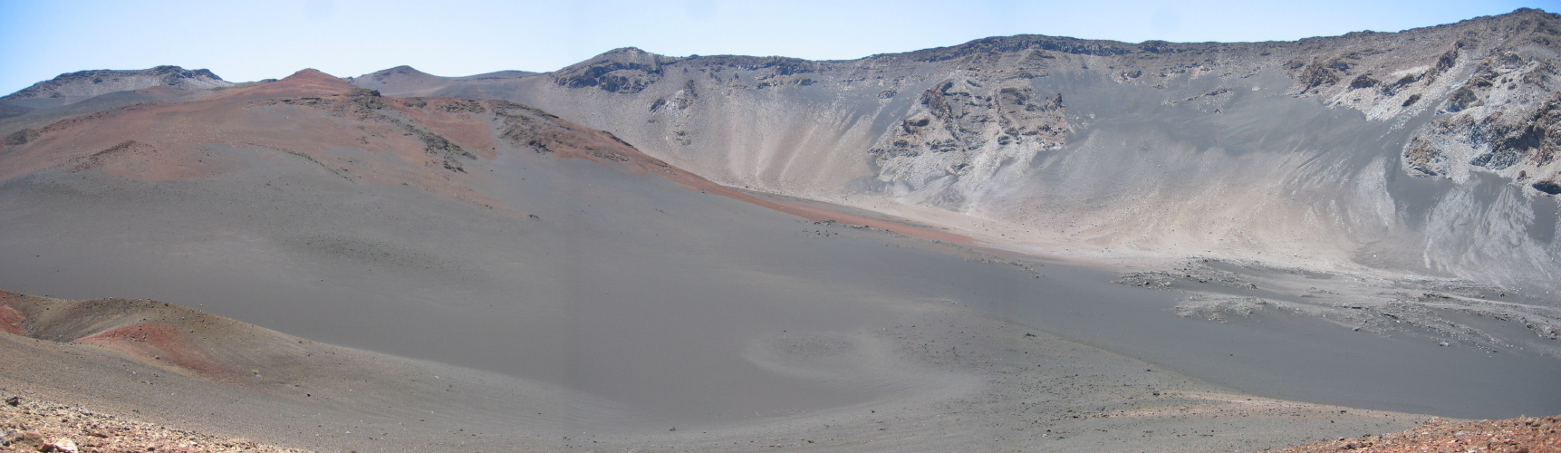 Panorama looking northwest from Ka Lu'u o ka 'O'o.