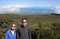 Laura and Bill on Haleakala.