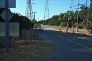 Stevens Creek Trail northbound from Sleeper Ave.