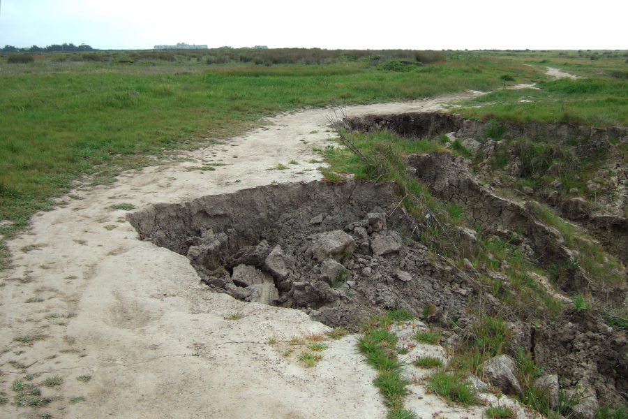 Erosion is a constant near the ocean.