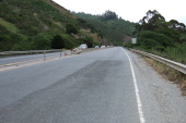 Starting up the climb on CA92 from Half Moon Bay
