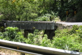 One of the many one-lane bridges on the Hana Highway.