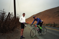 Bill and Paul at the top of Norris Canyon Rd.