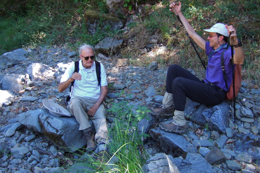 David and Bill P. are enjoying their break.