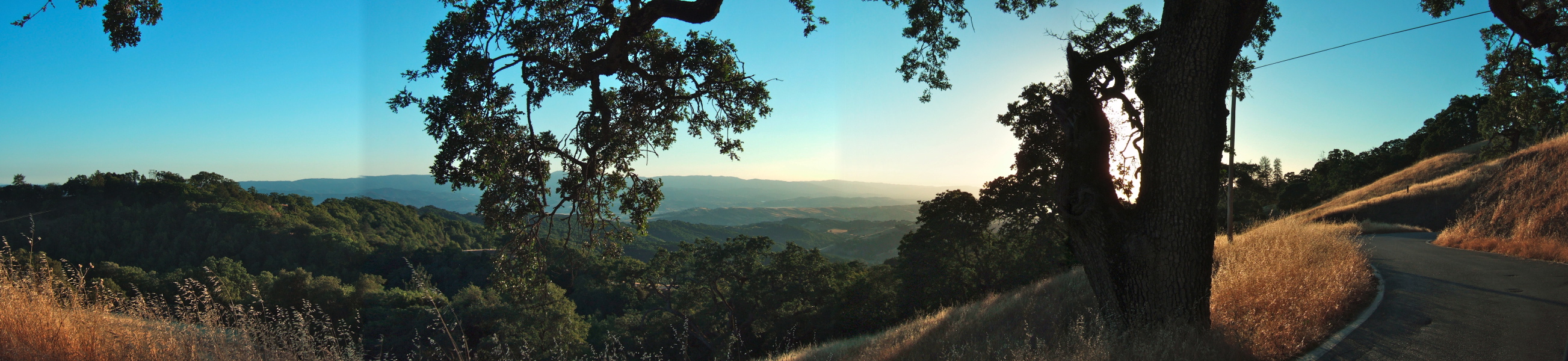 Sunset from Henry Coe State Park