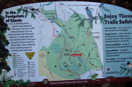 Park Map at Cathedral Redwoods