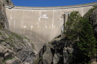 O'Shaughnessy Dam from the bottom (3560ft)
