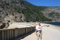 Bill atop O'Shaughnessy Dam (1) (3813ft)