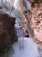 David at Hidden Canyon.
