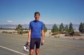 Bill at Mono Craters rest stop.