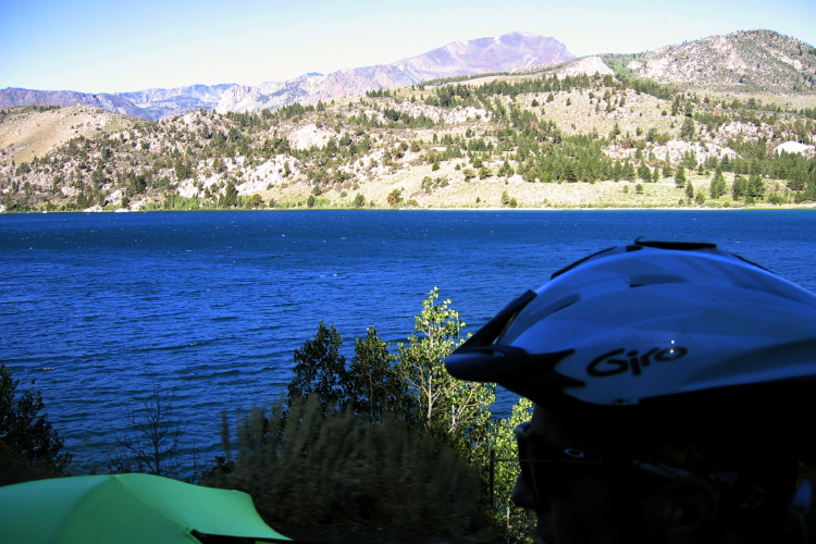 Riding next to June Lake (7621ft)