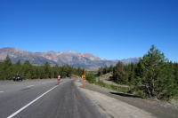 Starting the descent into Mono Basin on US395 (7880ft))