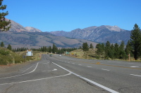 Looking north on US395 from June Lake Junction (7690ft)
