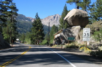 Entering June Lake, CA (7710ft)