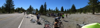 Mono Craters Rest Stop; view is to the south (6980ft)