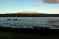 Mauna Kea from Hilo Bay