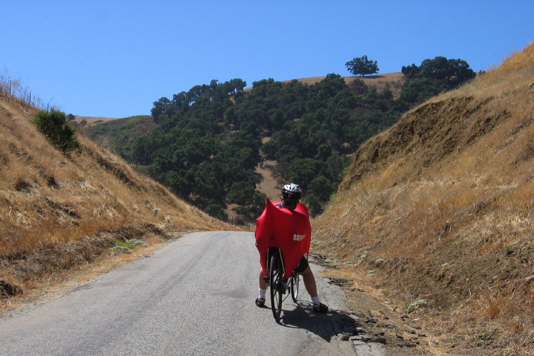 Ron at the top of Comstock Rd. (950ft)