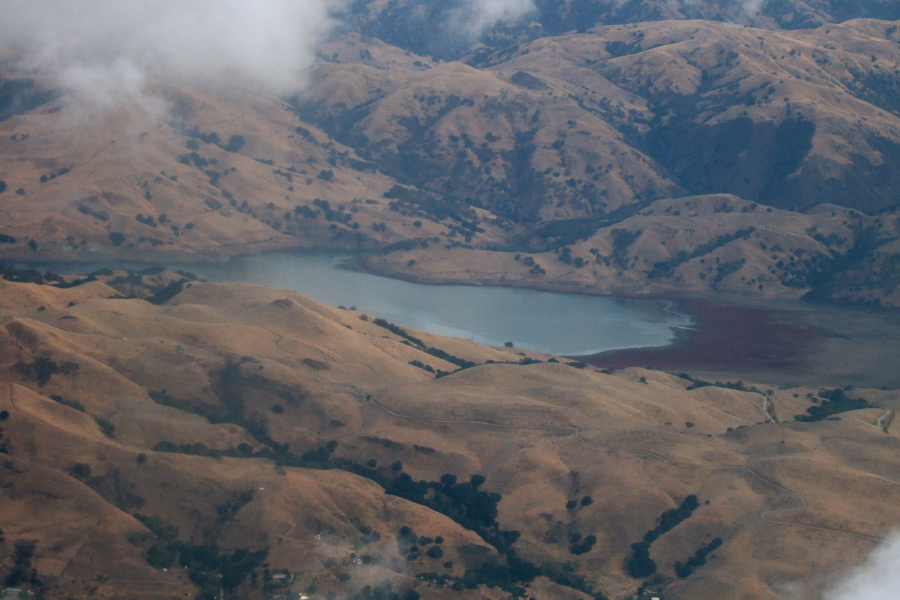 Southern end of Calaveras Reservoir