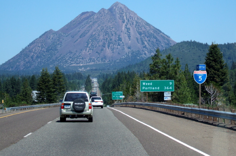 Black Butte, a cinder cone on the shoulder of Mt. Shasta.