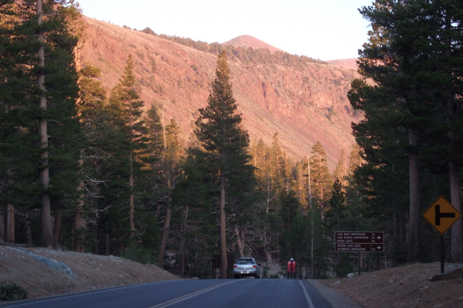 Ron rides down Lake Mary Rd.