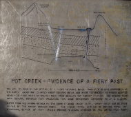 Hot Creek plaque