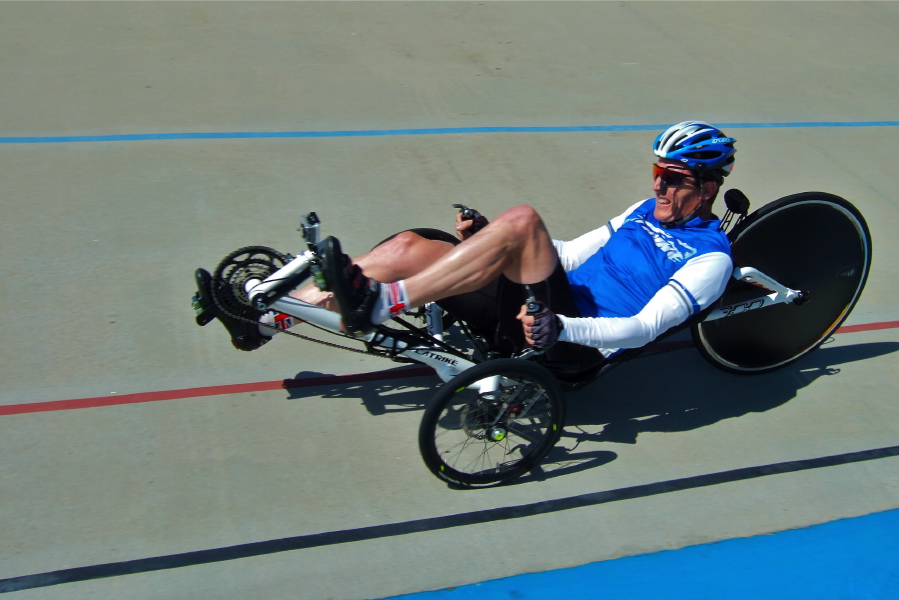 Trike race: Mark King