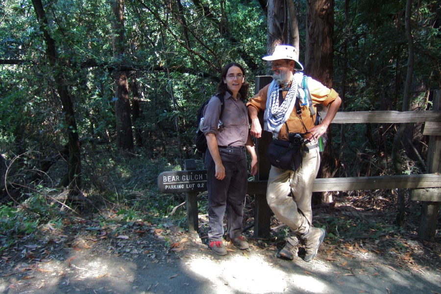 Stella and Frank near the end of the hike.