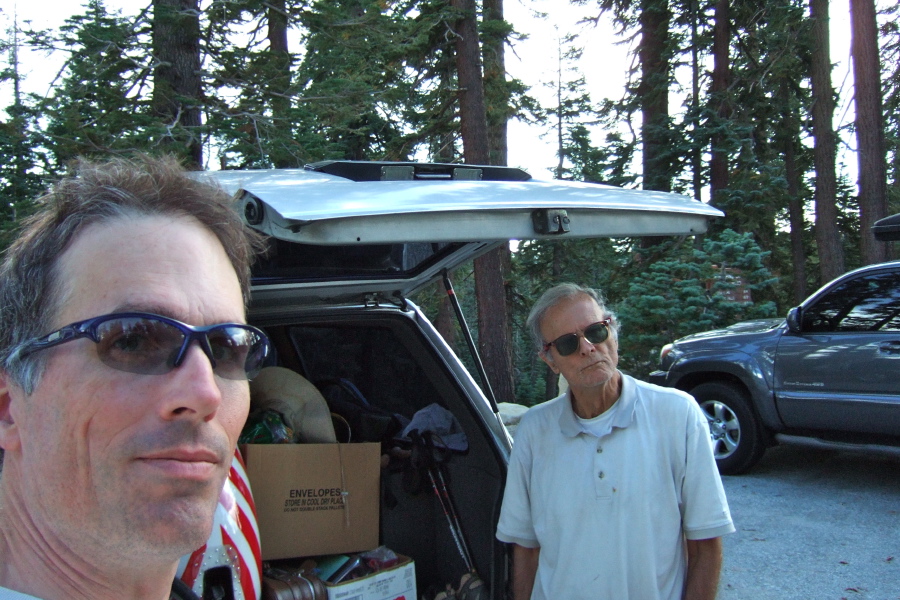 Bill and David at the end of the hike.