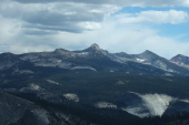 (l to r): Mt. Clark (11522ft), Gray Peak (11574ft), and Red Peak (11699ft) as seen from Indian Ridge