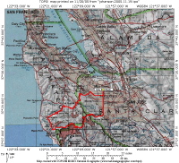 Johansen and d Gazos Creek Roads, Overview Map