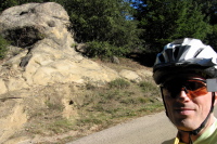 The rock at the top of China Grade Rd. (2250ft)
