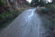 Typical muddy section