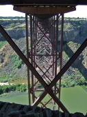 View from under the US93 bridge over the Snake River