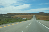 Starting the climb up to Emigrant Pass (6114ft)